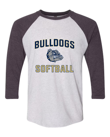 West Albany Bulldogs Softball #1 Women's Baseball T-Shirt