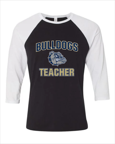 West Albany Bulldogs Teacher Men's Baseball T-Shirt