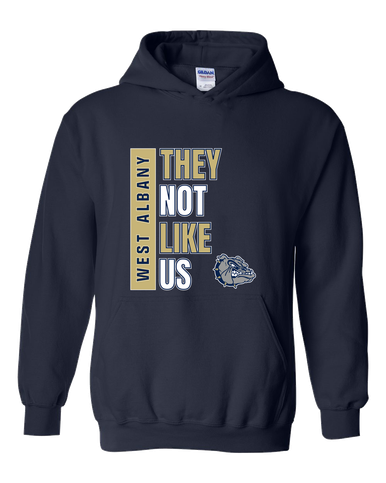 West Albany Bulldogs They Not Like Us #1 Men's Hoodie