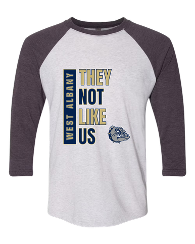 West Albany Bulldogs They Not Like Us #1 Men's Baseball T-Shirt