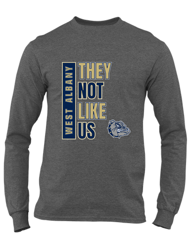 West Albany Bulldogs They Not Like Us #1 Men's Premium LS T-Shirt