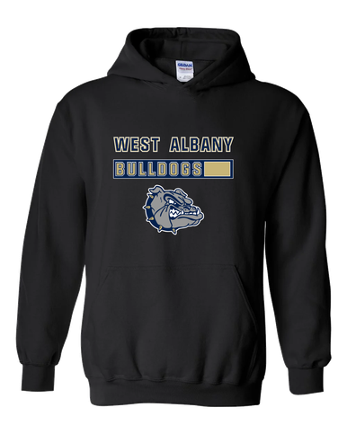West Albany Bulldogs Mascot #7 Men's Hoodie