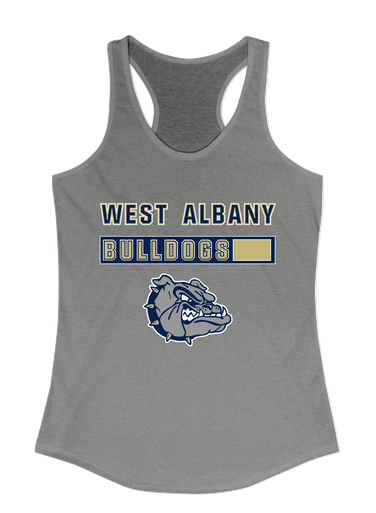 West Albany Bulldogs Mascot #7 Women's Tank Top