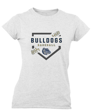 West Albany Bulldogs Baseball #2 Women's SS T-Shirt