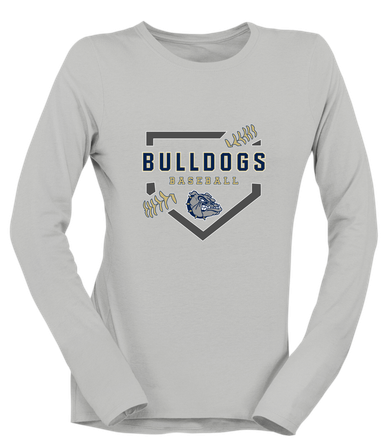 West Albany Bulldogs Baseball #2 Women's Premium LS T-Shirt