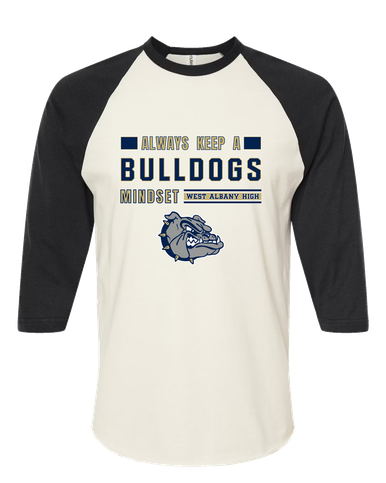 West Albany Bulldogs Mindset Women's Baseball T-Shirt