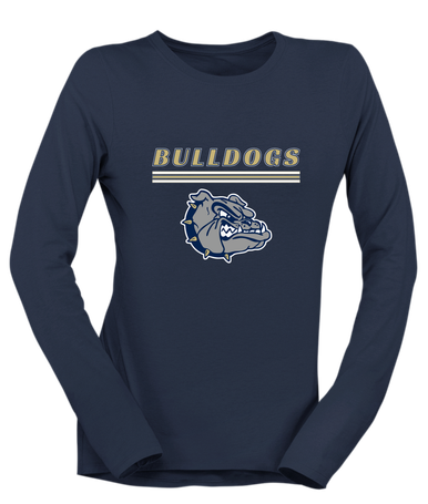 West Albany Bulldogs Mascot #8 Women's Premium LS T-Shirt
