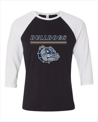 West Albany Bulldogs Mascot #8 Men's Baseball T-Shirt