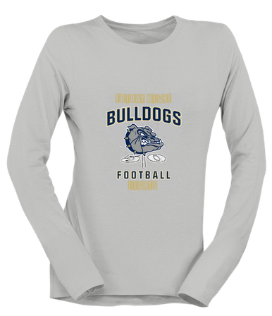 West Albany Bulldogs Football #6 Women's Premium LS T-Shirt