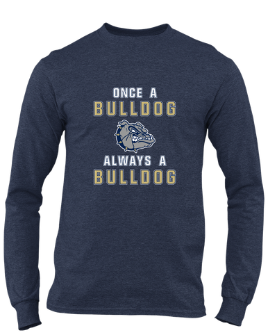 West Albany Bulldogs Once A Men's LS T-Shirt