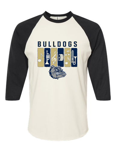 West Albany Bulldogs Band # 2 Men's Baseball T-Shirt