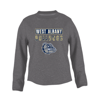 West Albany Bulldogs Mascot #9 Women's Sweatshirt