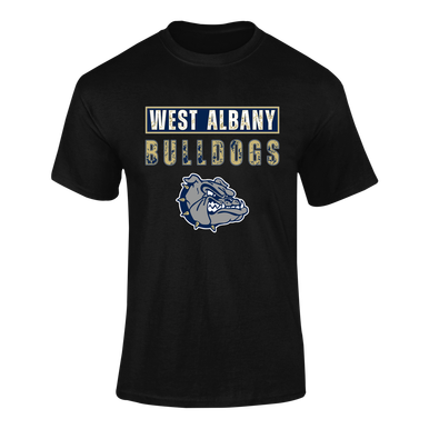 West Albany Bulldogs Mascot #9 Men's SS T-Shirt