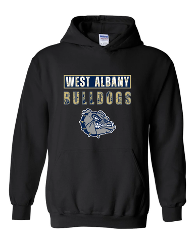 West Albany Bulldogs Mascot #9 Men's Hoodie