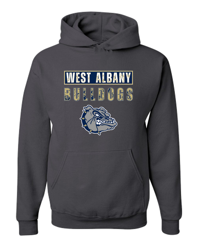 West Albany Bulldogs Mascot #9 Men's Premium Hoodie