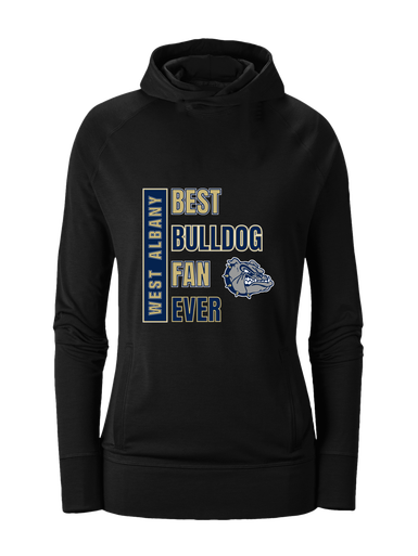 West Albany Bulldogs Best Bulldog Fan Women's Hoodie