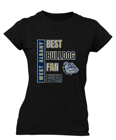 West Albany Bulldogs Best Bulldog Fan Women's SS T-Shirt