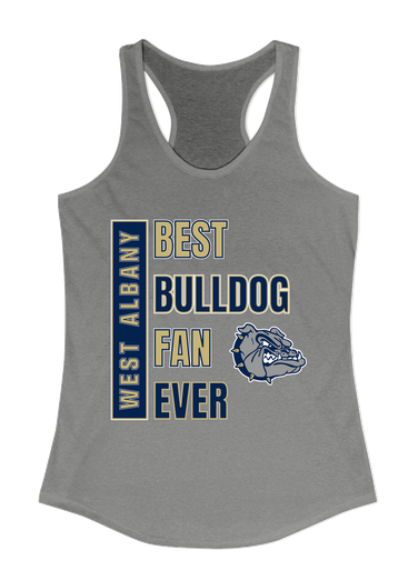 West Albany Bulldogs Best Bulldog Fan Women's Tank Top