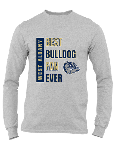 West Albany Bulldogs Best Bulldog Fan Men's Premium LS T-Shirt