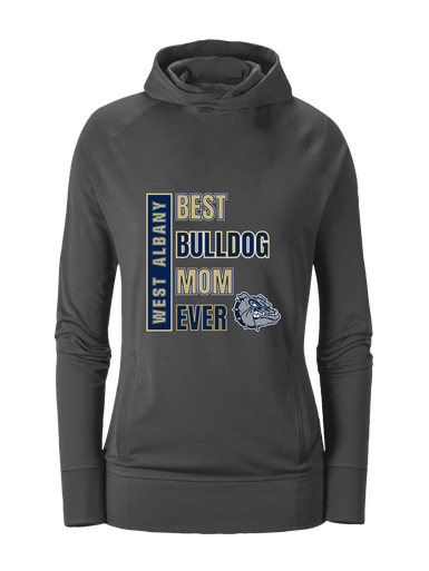 West Albany Bulldogs Best Bulldog Mom Women's Hoodie
