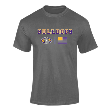Kearney Bulldogs Team Colors Flag Men's Premium SS T-Shirt