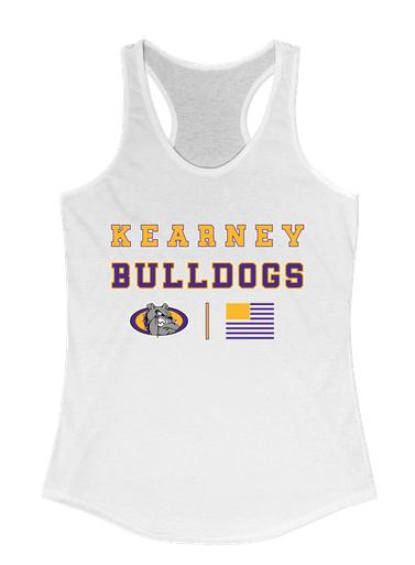 Kearney Bulldogs Spirit Flag Women's Tank Top