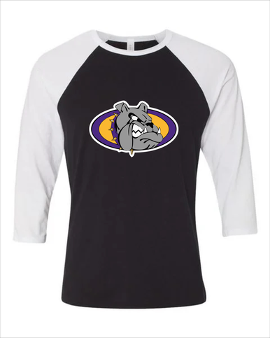 Kearney Bulldogs Mascot #1 Women's Baseball T-Shirt