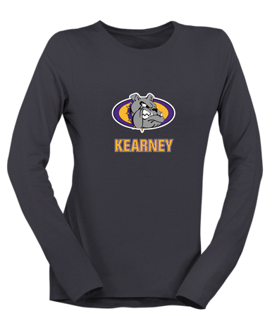 Kearney Bulldogs Mascot #2 Women's Premium LS T-Shirt
