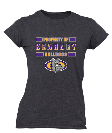 Kearney Bulldogs Property Of Women's SS T-Shirt