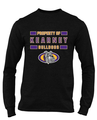 Kearney Bulldogs Property Of Men's LS T-Shirt