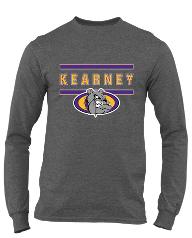 Kearney Bulldogs Mascot #4 Men's LS T-Shirt