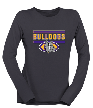Kearney Bulldogs Mascot #5 Women's Premium LS T-Shirt