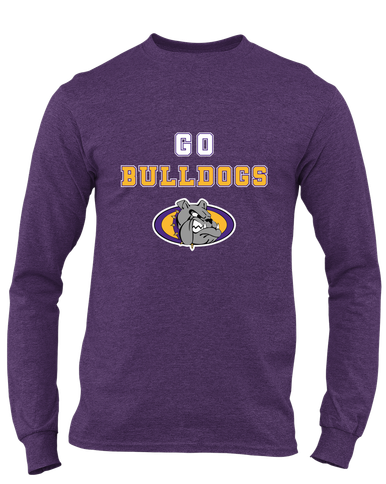 Kearney Bulldogs Go Team Men's LS T-Shirt