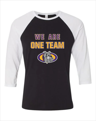 Kearney Bulldogs We Are One Team Men's Baseball T-Shirt