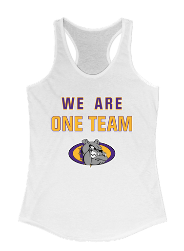 Kearney Bulldogs We Are One Team Women's Tank Top