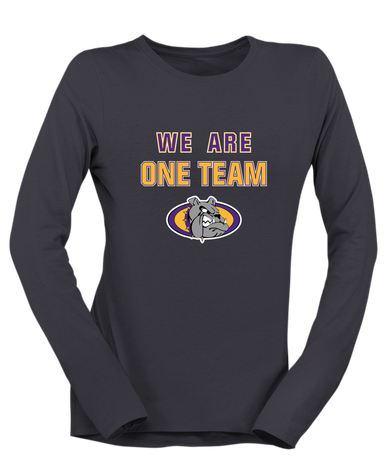 Kearney Bulldogs We Are One Team Women's LS T-Shirt