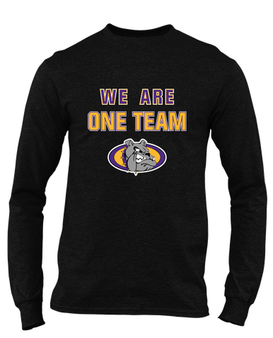 Kearney Bulldogs We Are One Team Men's LS T-Shirt