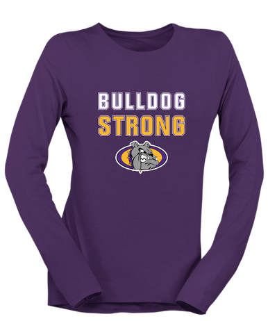 Kearney Bulldogs Strong #2 Women's LS T-Shirt