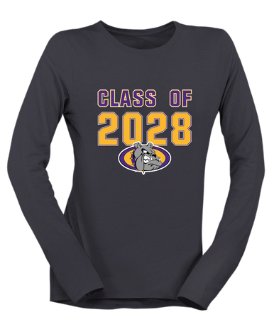 Kearney Bulldogs Class of 2028 Women's Premium LS T-Shirt