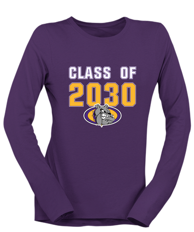 Kearney Bulldogs Class of 2030 Women's LS T-Shirt