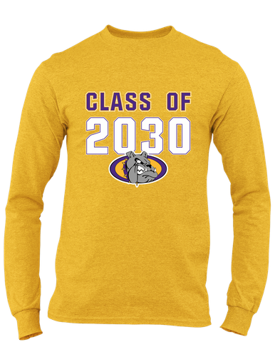 Kearney Bulldogs Class of 2030 Men's LS T-Shirt