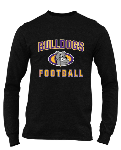 Kearney Bulldogs Football #1 Men's Premium LS T-Shirt
