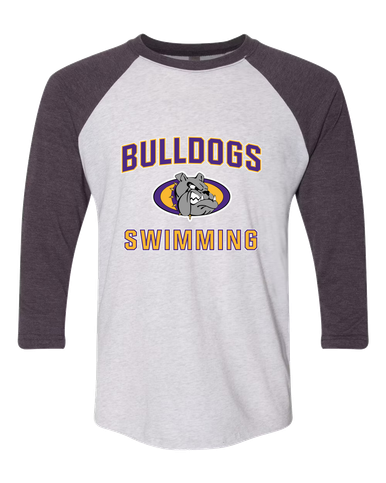 Kearney Bulldogs Swimming Men's Baseball T-Shirt