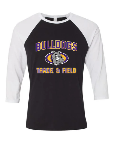 Kearney Bulldogs Track & Field Women's Baseball T-Shirt