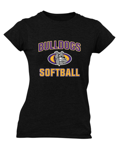 Kearney Bulldogs Softball #1 Women's SS T-Shirt