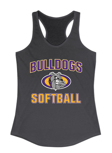 Kearney Bulldogs Softball #1 Women's Tank Top