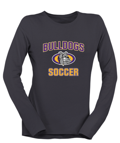 Kearney Bulldogs Soccer #1 Women's LS T-Shirt
