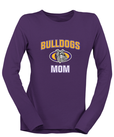 Kearney Bulldogs Mom Women's LS T-Shirt