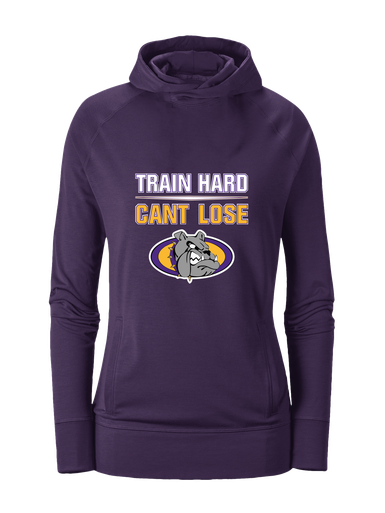 Kearney Bulldogs Train Hard, Can't Lose Women's Hoodie