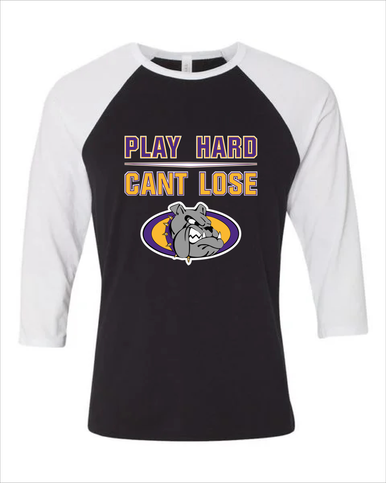 Kearney Bulldogs Play Hard, Can't Lose Women's Baseball T-Shirt